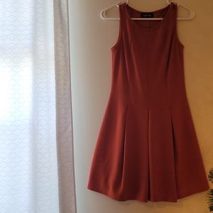 Rust colored swing dress